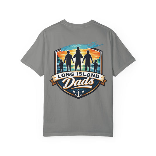 Long Island Dads T-Shirt | Family Shield, Sunset Beach Anchor